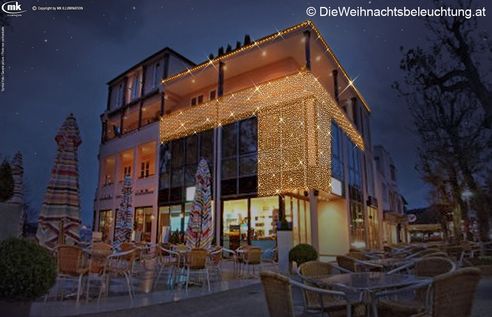 LED Weihnachtsbeleuchtung Cafe Bar Aqua (Entwurf)