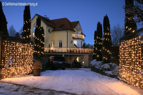 LED Weihnachtsbeleuchtung Haus und Garten